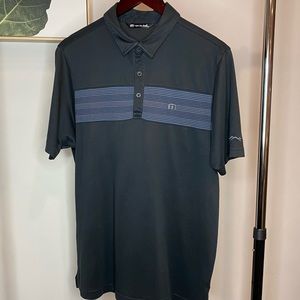 Mens 🤍Travis Mathew Short-Sleeve Polo | Size M